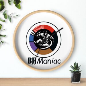 BJJManiac-style Wall Clock